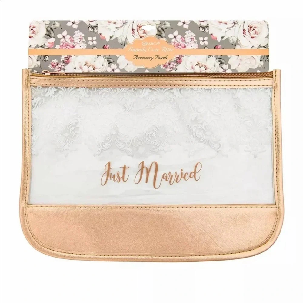 NEW Miamica Just Married Accessory Pouch NWT‎